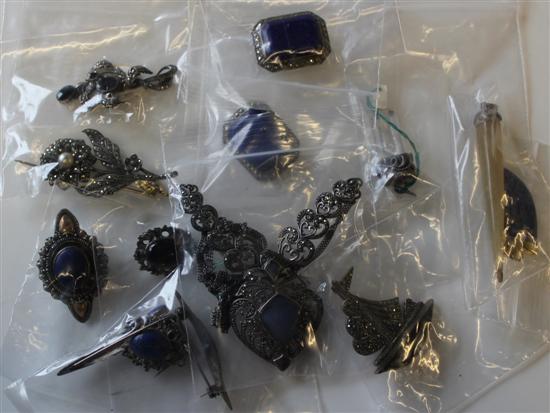 Qty Lapis Lazuli jewellery & other jewellery